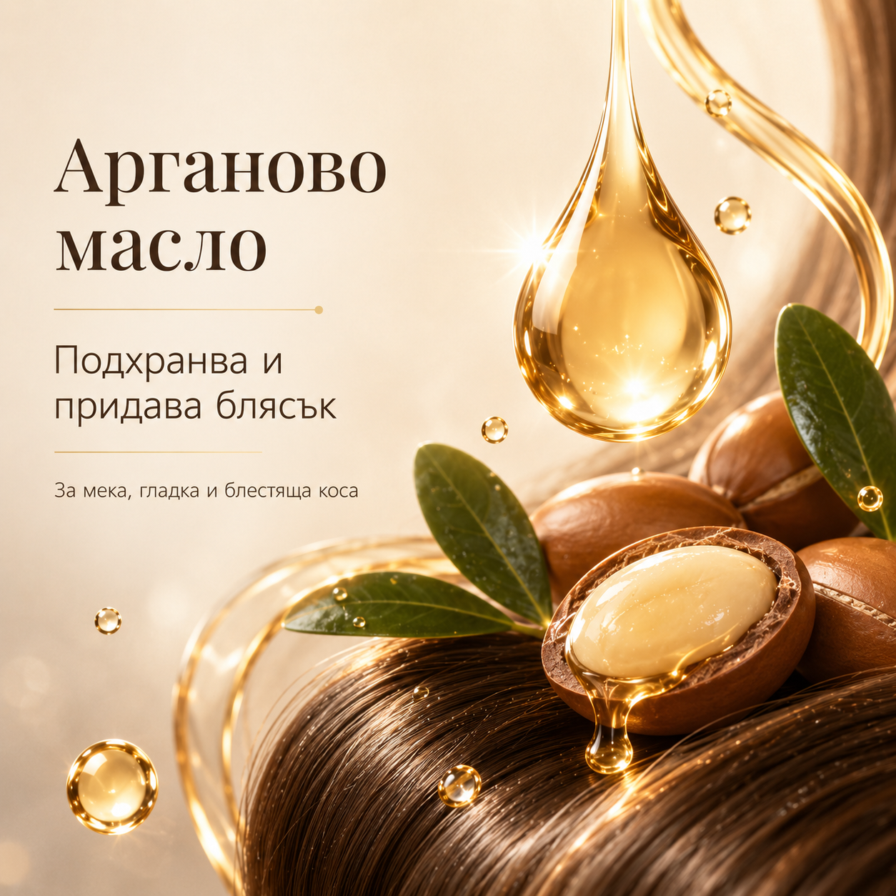 Арганово масло за блясък и подхранване